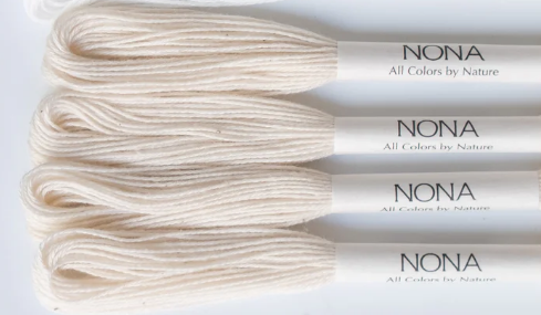 1124 Thread Natural Dyed Embroidery Thread 2024 - White – Bee Handmade