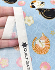 Hyakka Ryoran - Ito Okashi Cats in Blue | Sheeting Cotton