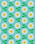 Flowerland - Field of Flowers in Turquoise | Quilting Cotton