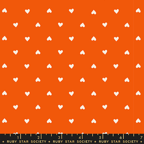 Trinketry - Hearts in Goldfish | Quilting Cotton