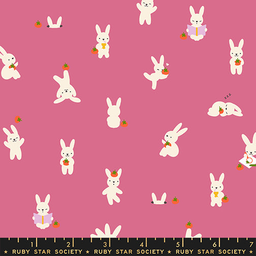 Persimmon - Bun E. and Simmy in Hibicus | Quilting Cotton
