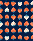 Strawberry - Strawberry in Navy | Quilting Cotton