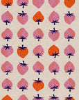 Strawberry - Strawberry in Natural | Cotton Linen Canvas
