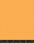 Meadow Star - Puff in Cantaloupe| Quilting Cotton