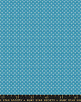 Meadow Star - Puff in Vintage Blue| Quilting Cotton
