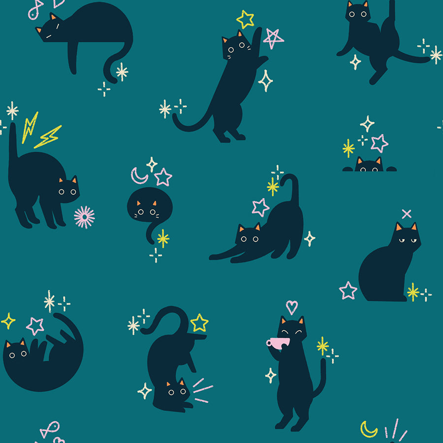 Freaky Familiars - Catwalk in Storytime | Quilting Cotton