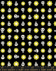 Good Spirits - Loves Me Not in Black | Quilting Cotton | Glow in the Dark