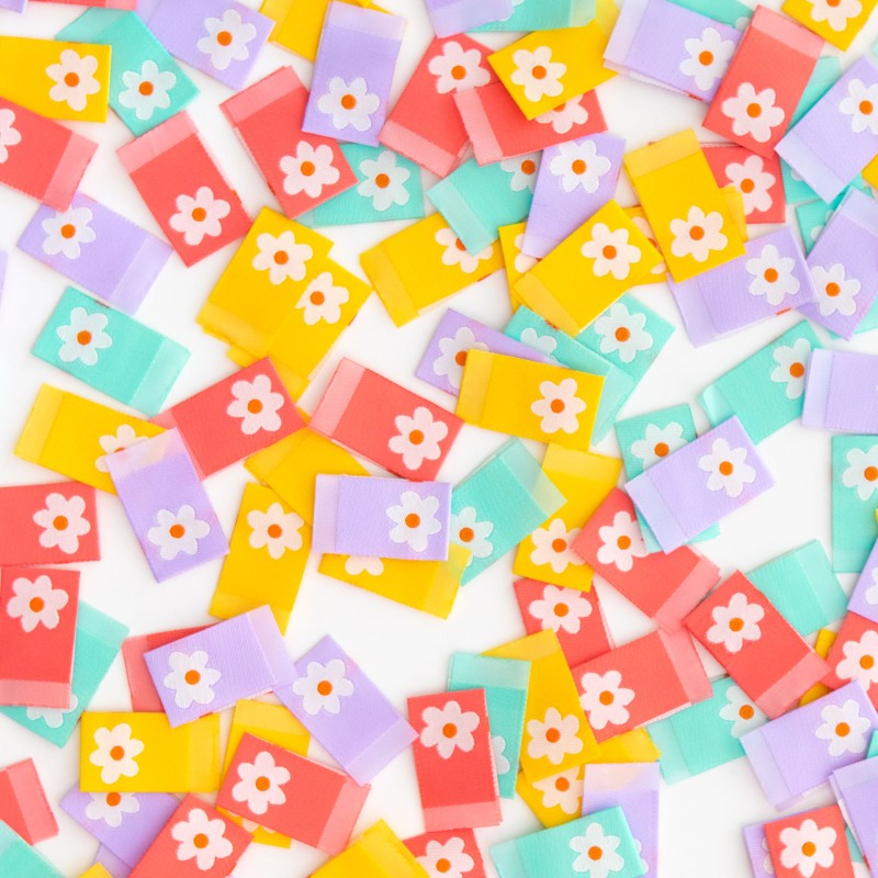 Sew In Labels - Daisy Tag Multipack – Bee Handmade