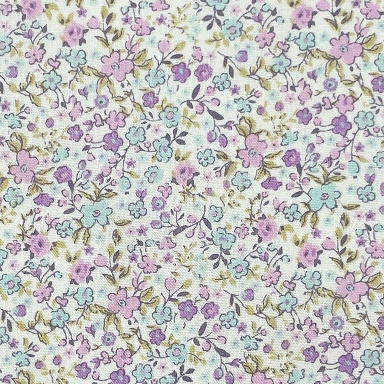 Petite Garden - 49 Floral In Lavender | Sheeting Cotton