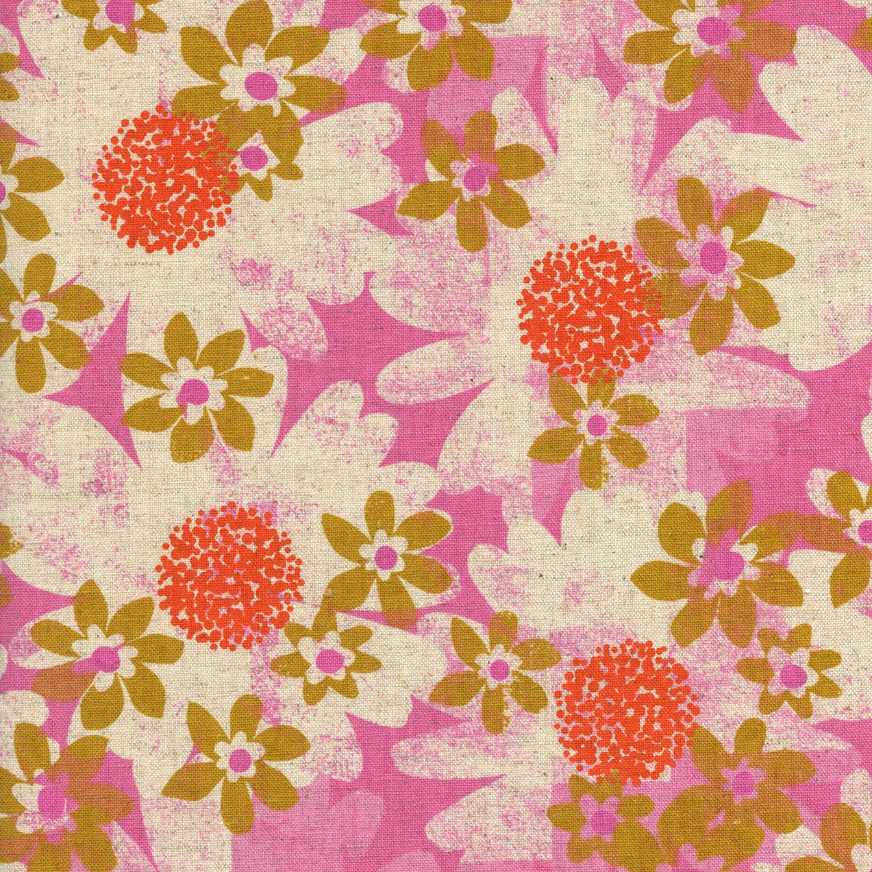 Trinket - Daisy Fields in Pink | Canvas
