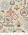 Home Sweet Home - Heritage Sampler in Linen | Linen Canvas