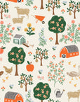 Home Sweet Home - Farmhouse in Cream | Quilting Cotton