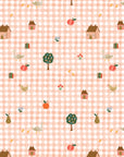 Home Sweet Home - Farmhouse Gingham in Pink | Quilting Cotton