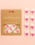 Sew In Labels - Pink Heart