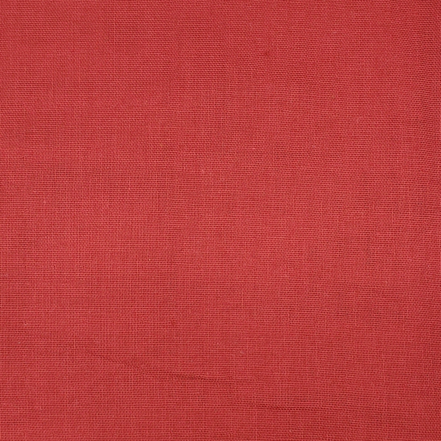 Ichi No Kire Solid Color 12 Red | Double Gauze