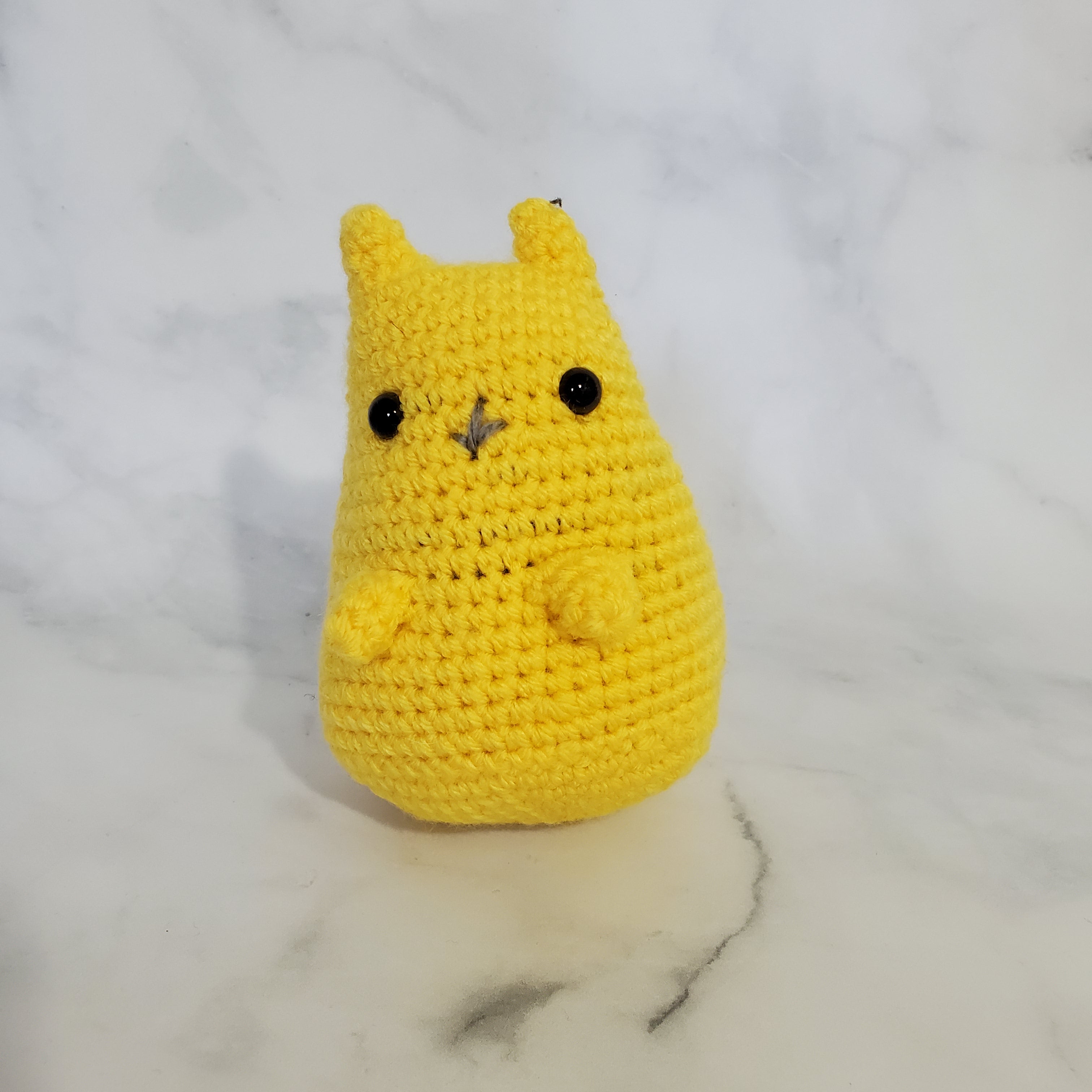 Dumpling Cat in Yellow - 4 Inches