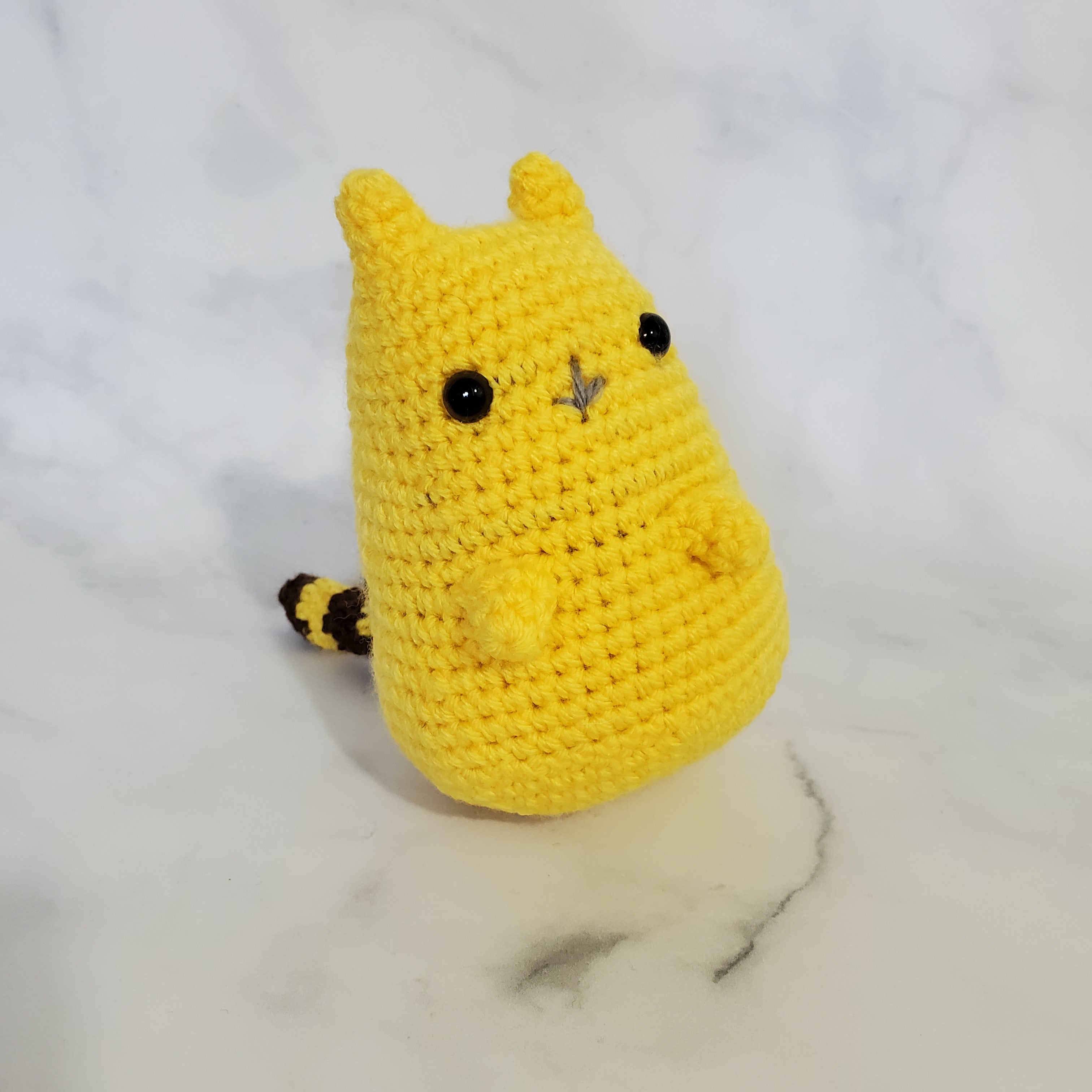 Dumpling Cat in Yellow - 4 Inches