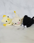 Kitty Plush Toy in Yellow - 4 Inches