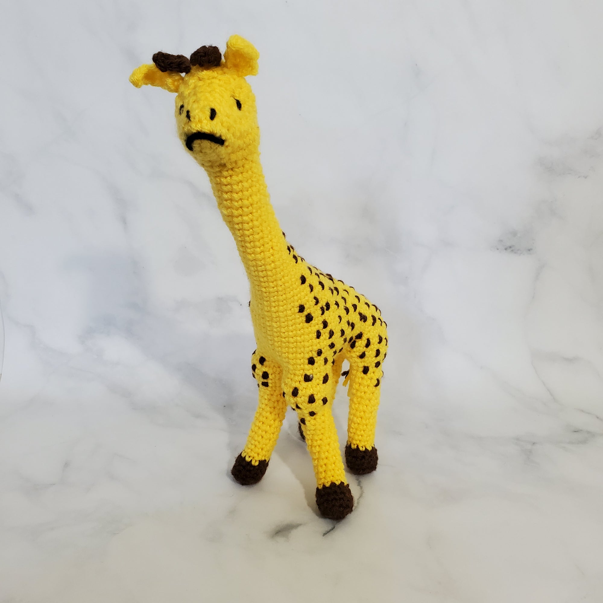 Yellow Giraffe Plush Toy - 13 Inches