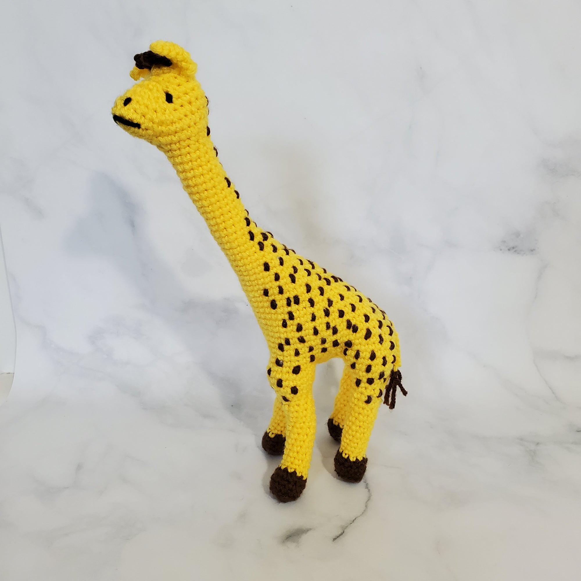 Yellow Giraffe Plush Toy - 13 Inches