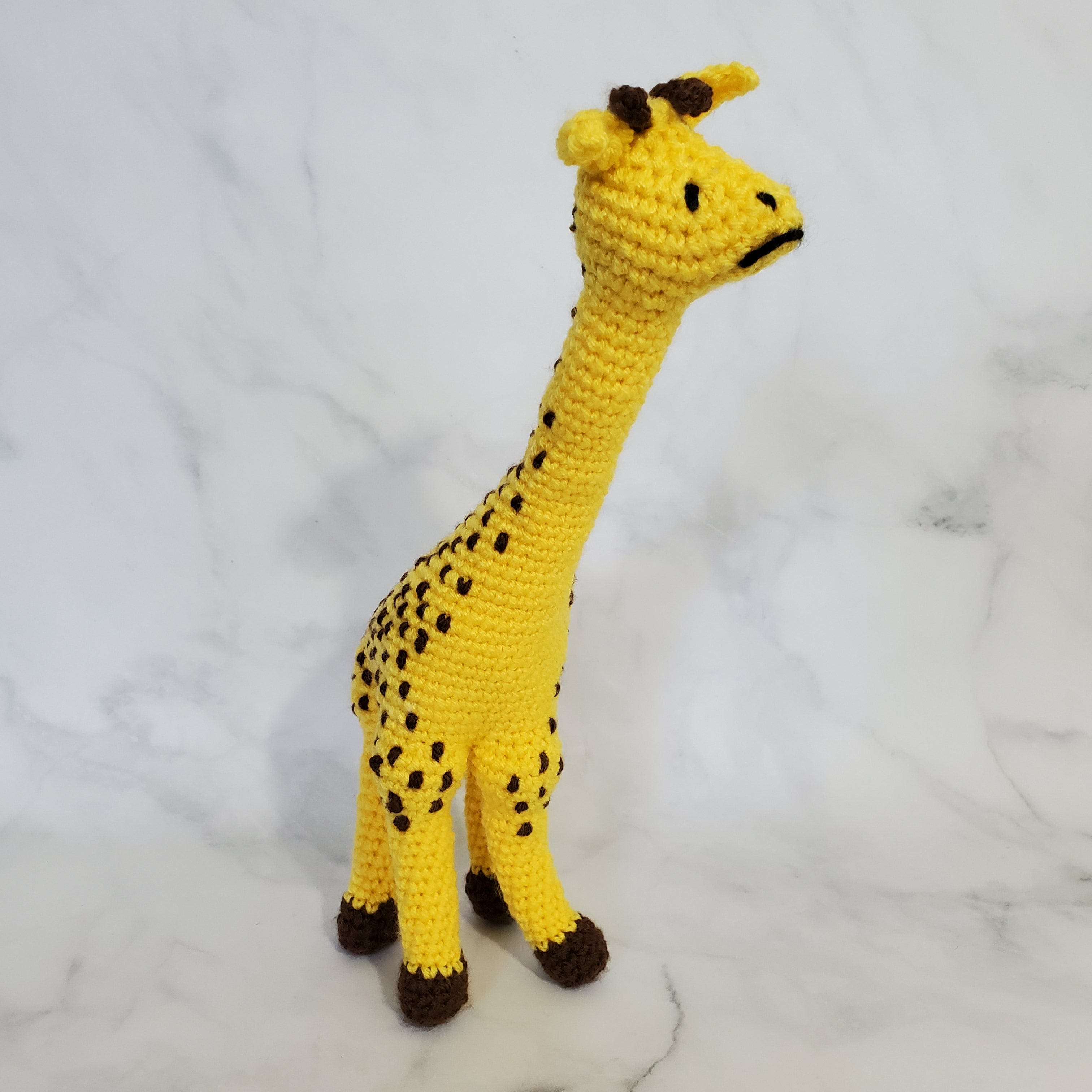 Yellow Giraffe Plush Toy - 13 Inches