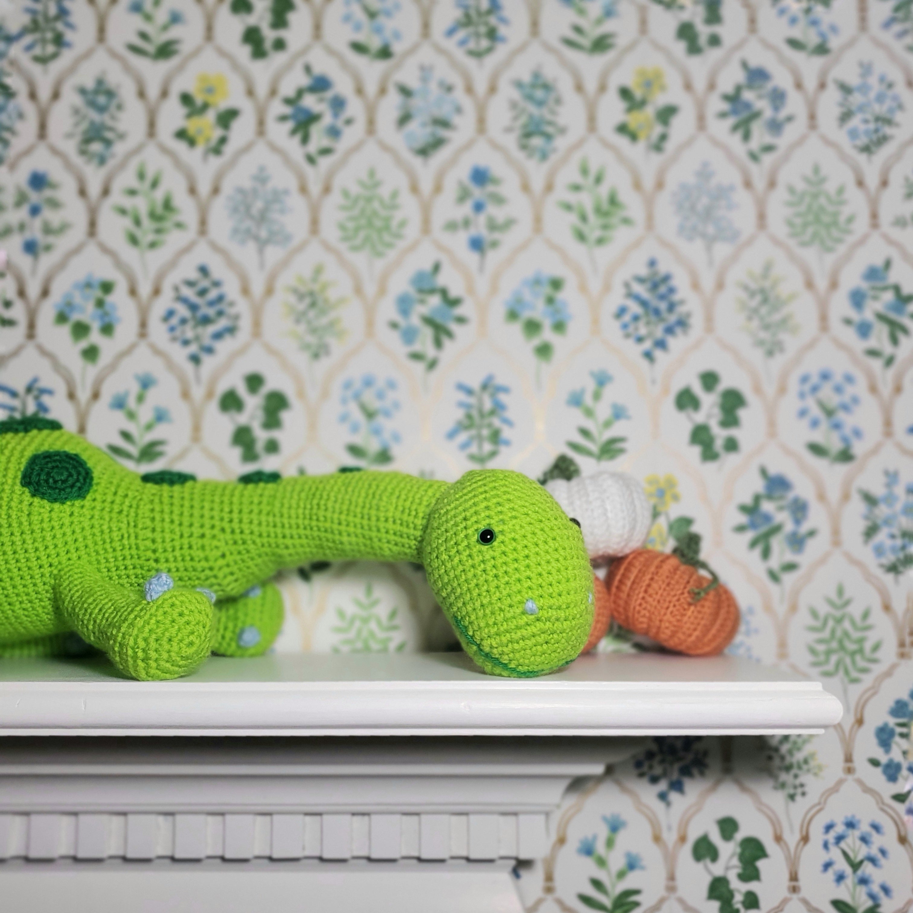 Crochet Plush Toy - Lazy Apatosaurus