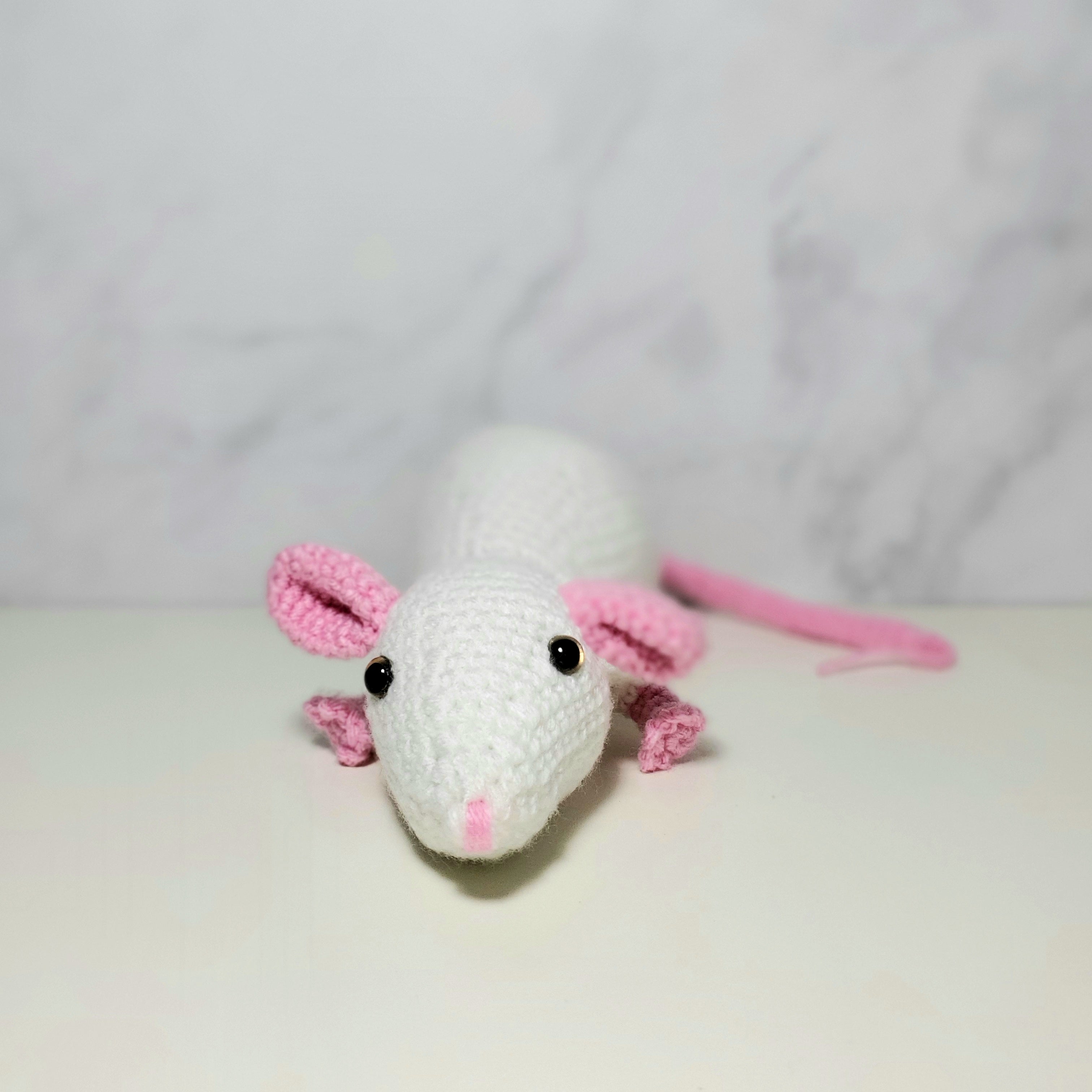 White Mouse Plush Toy