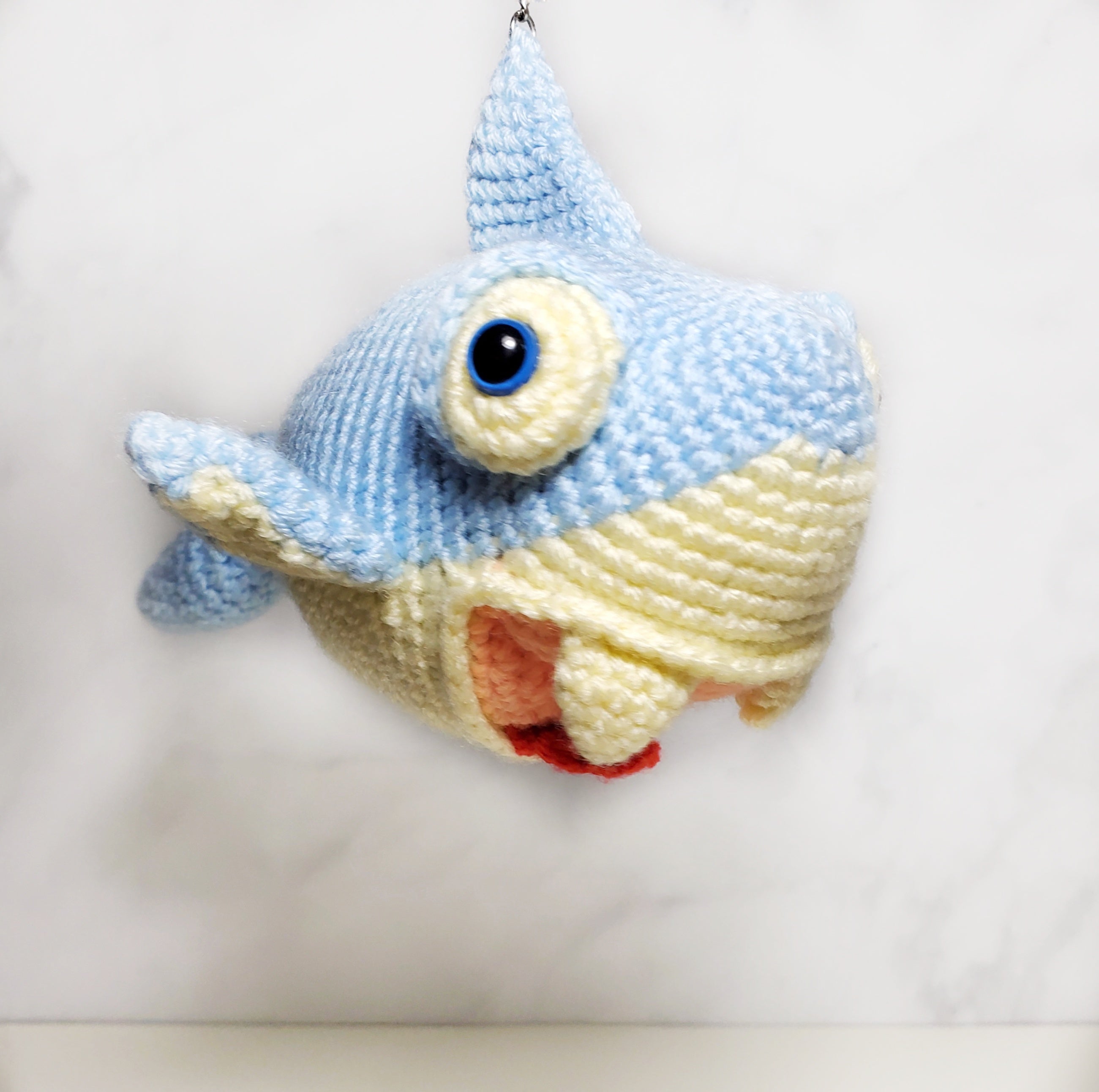 Blue Shark Plush Toy - 9 Inches