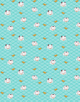 Sushi - Lucky Cats in Turquoise