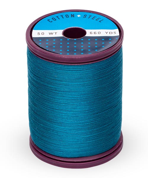 50wt Cotton Thread Spool - Dark Turquoise