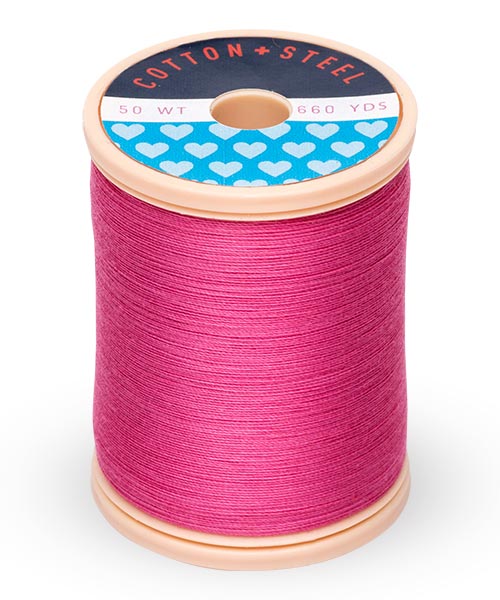 50wt Cotton Thread Spool - Hot Pink