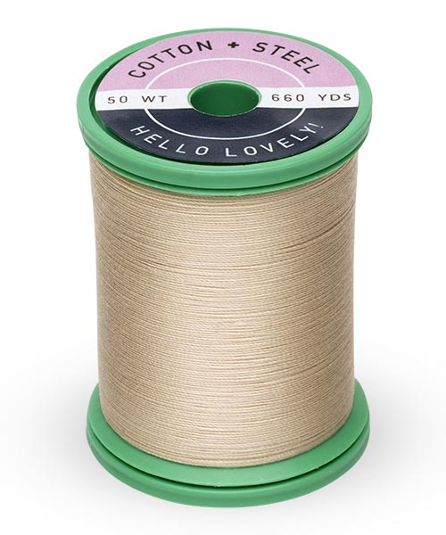50wt Cotton Thread Spool - Deep Ecru