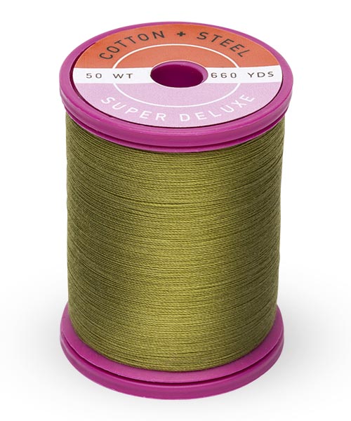 50wt Cotton Thread Spool - Light Army Green