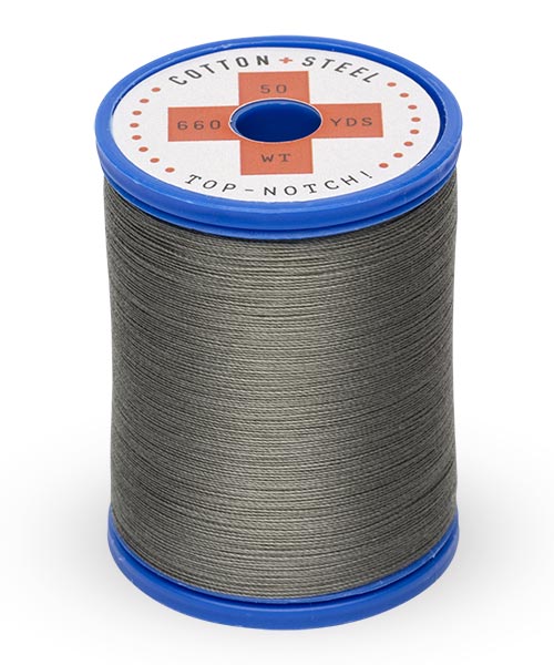 50wt Cotton Thread Spool - Charcoal Gray