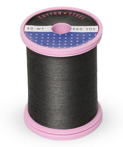 50wt Cotton Thread Spool - Dark Ash