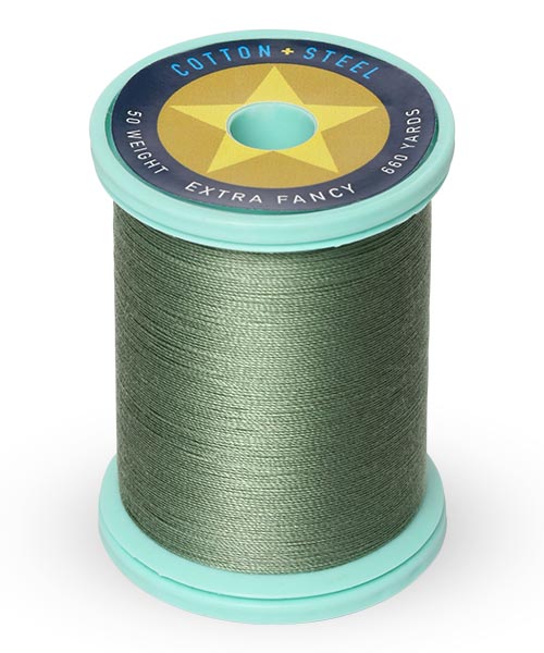 50wt Cotton Thread Spool - French Green