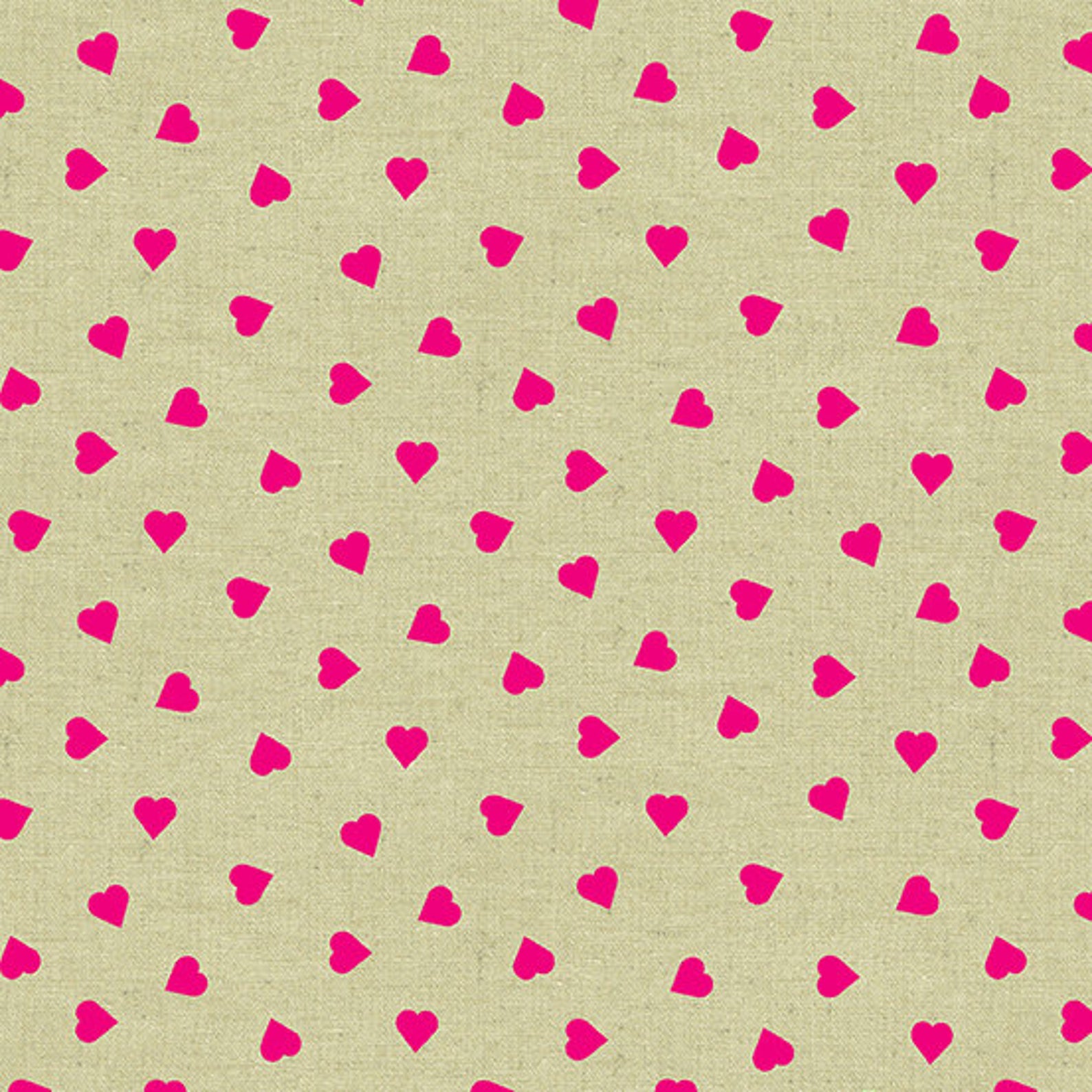 Mix Tape - Hearts in Neon | Broadcloth Canvas