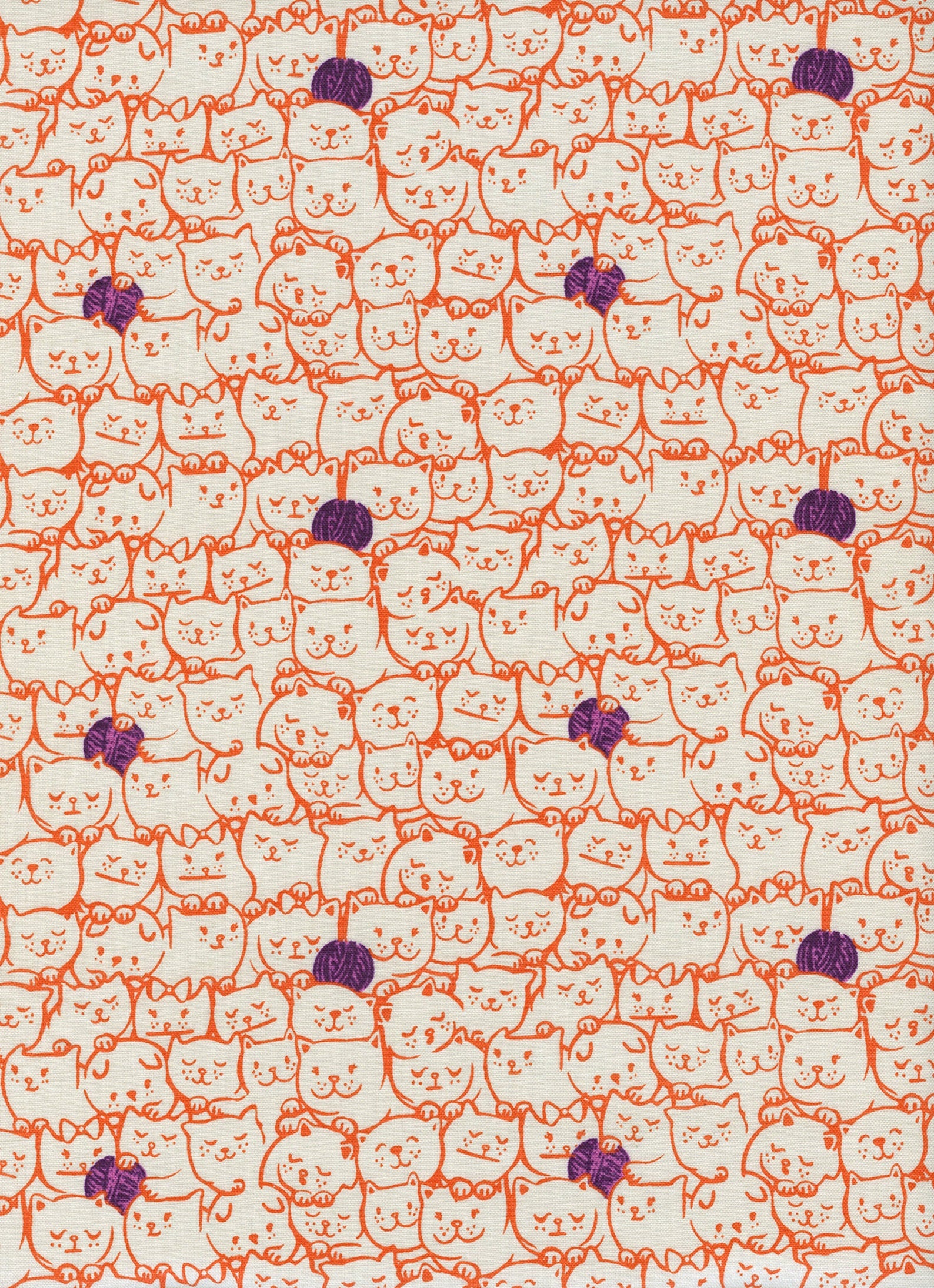 Cat Lady - Stack-O-Cats in Coral