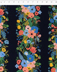 Wildwood - Garden Party Vines in Blue | Rayon