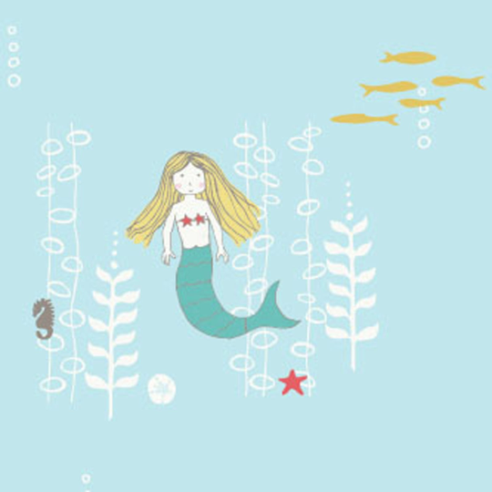 Storyboek - Mermaids | Organic Poplin