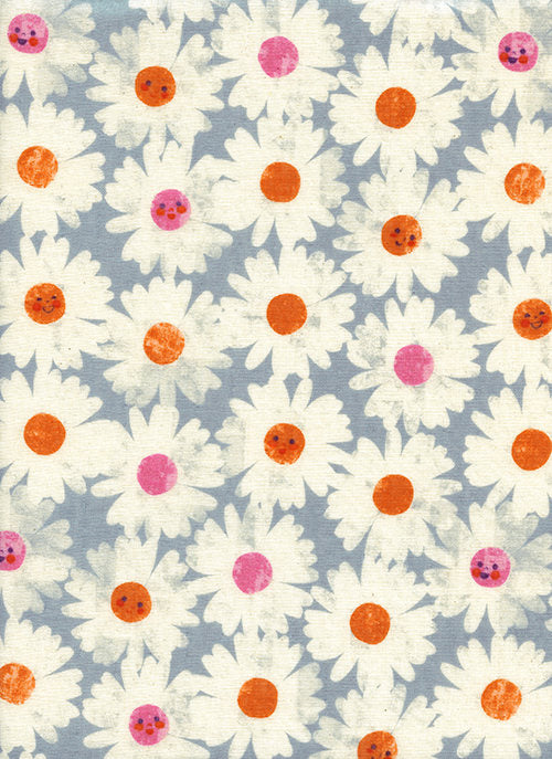 Cotton + Steel Fabric, RJR Fabric, Cotton Steel DOUBLE GAUZE, Floral Gauze Fabric, Trinket Happy Garden Frost, Melody Miller, Baby Fabric