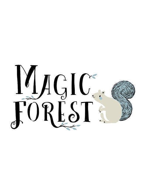Magic Forest Cotton + Steel Fabric  