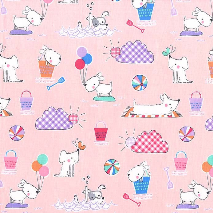 Michael Miller Doggie Day Afternoon Fabric