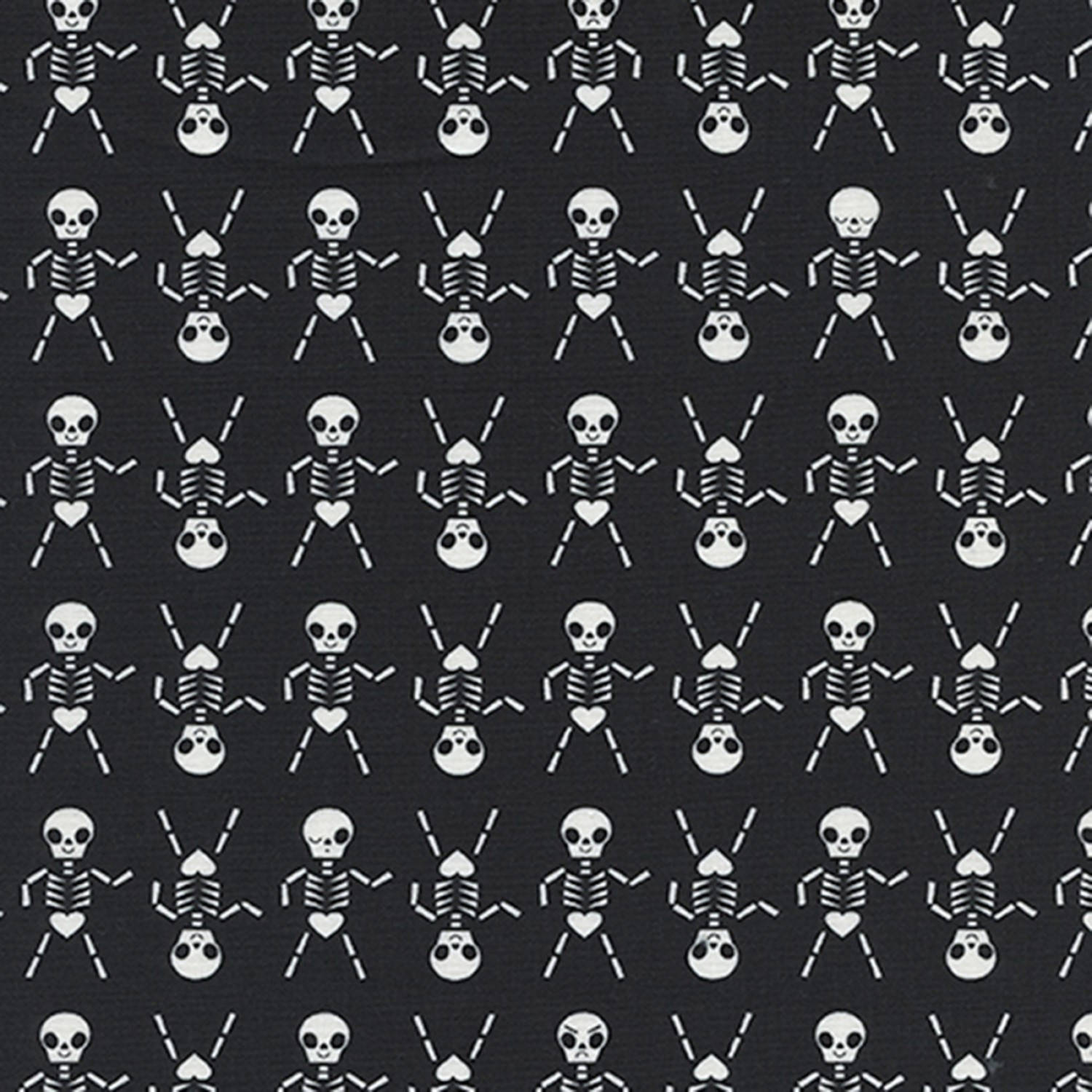 Halloween Skeleton Fabric 
