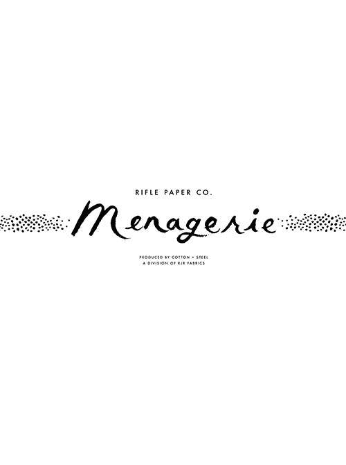 Menagerie - Rosa Floral in Navy | Canvas