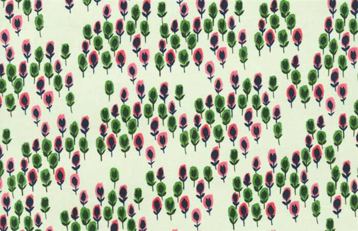 Christmas Floral Fabric 