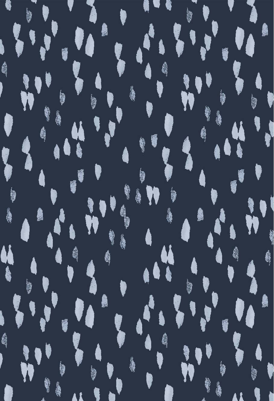Autumn Blue Rain Dot Fabric 
