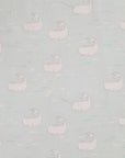 Michael Miller Fabric, Narwhal Fabric, Find the Narwhals in Aqua Blue, Best of Sarah Jane, Out to the Sea Fabric, Fabric by the Yard