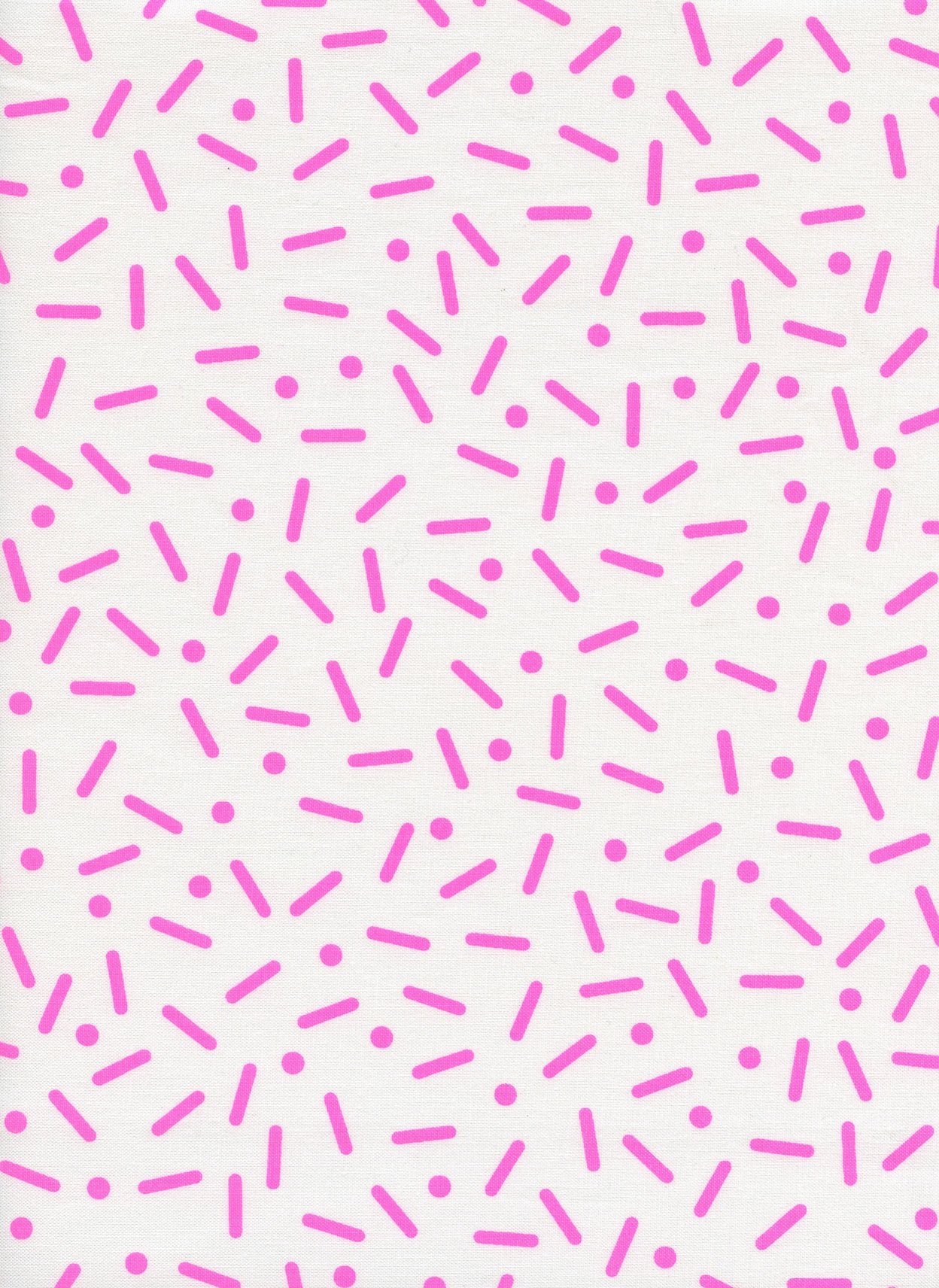 Neon Pink Pill Fabric 