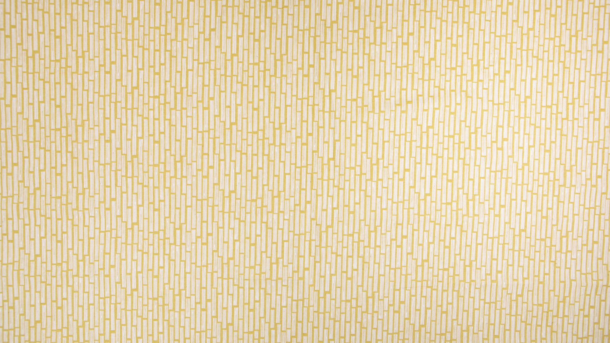 In the Woods - Wood Grain in Yellow | Unbleached Cotton